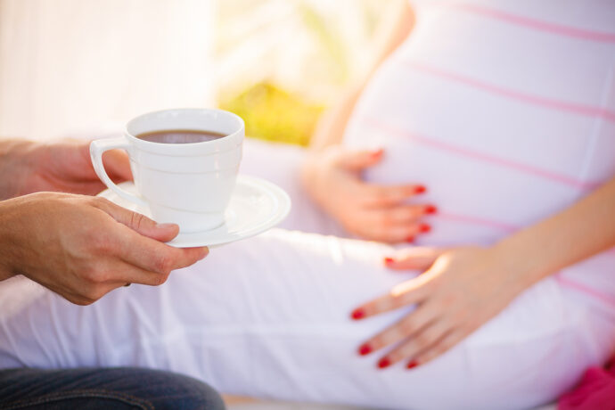 Kaffee oder schwarzen Tee in der Schwangerschaft trinken