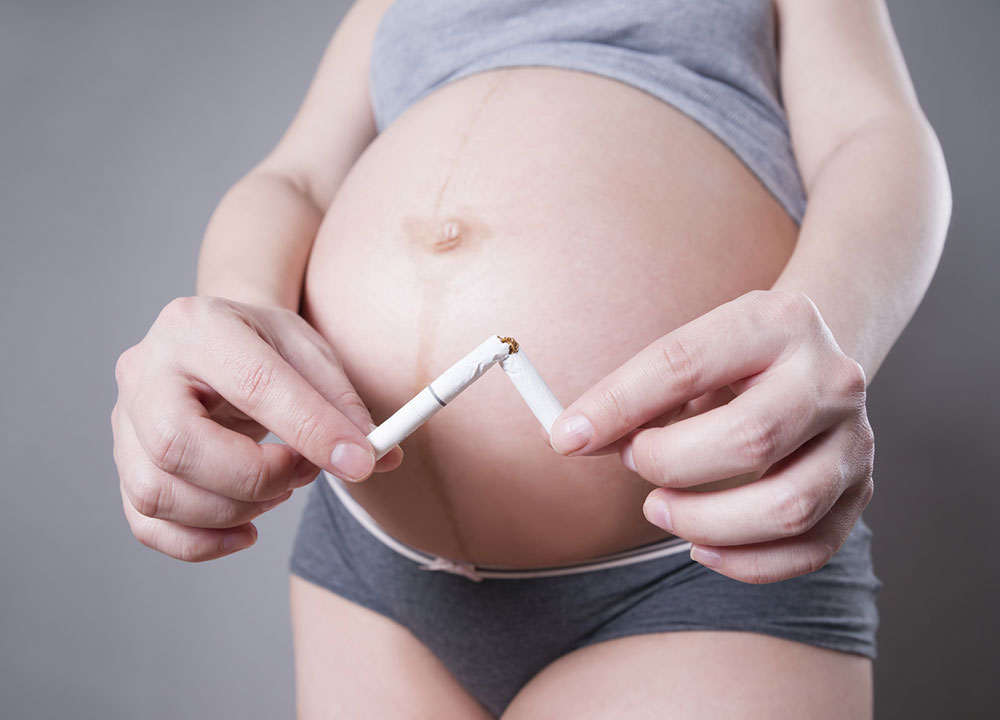 Tag zigarette am schwanger 1 Schwanger oder