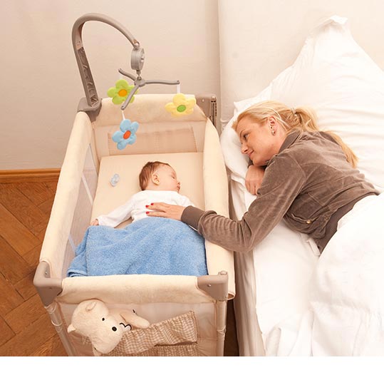 Baby Reisebett mobil Beistellbett Baby Kinderbett komplett Moskitonetz klappbar 