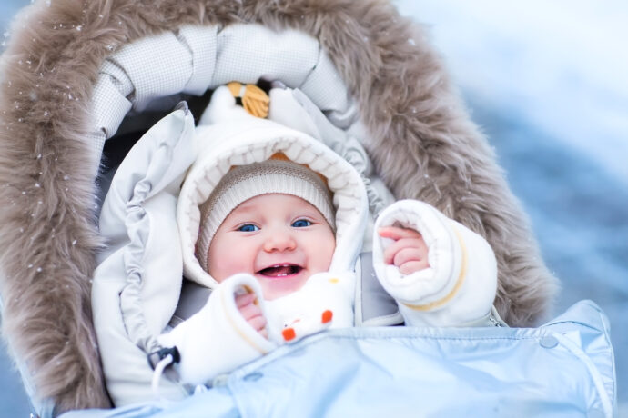 Tipps für den ersten Winter mit Baby
