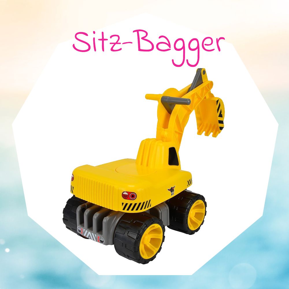 big maxi digger, big power worker, big sitzbagger, kinderbagger