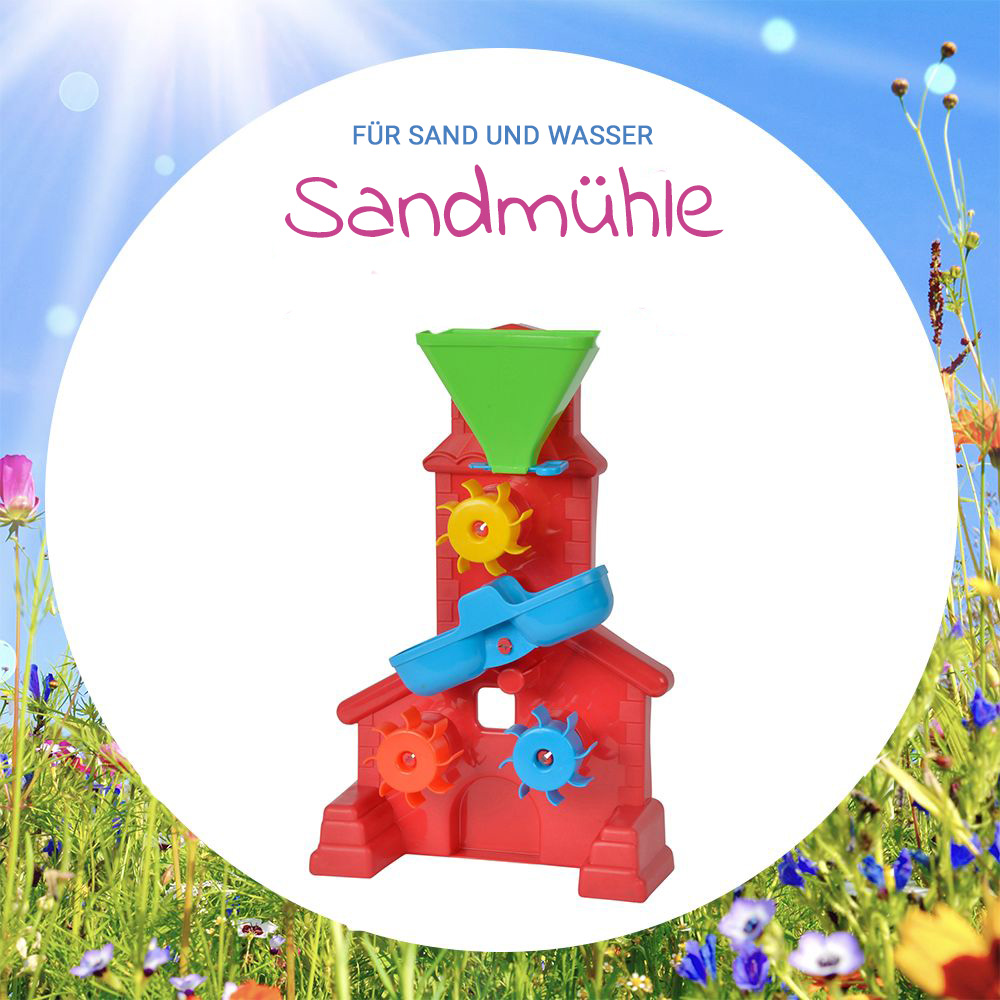 Sandmühle, Sandspielzeug, Kinderspielzeug, Outdoor Kinderspielzeug, Spielzeug, Wassermühle, simba toys sandmühle