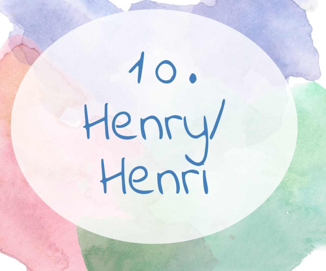 beliebteste vornamen 2022 jungen platz 10 henry henri